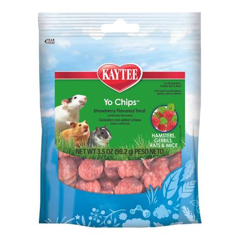 Kaytee Yo Chips For Small Animals -- Strawberry 3.5 Oz